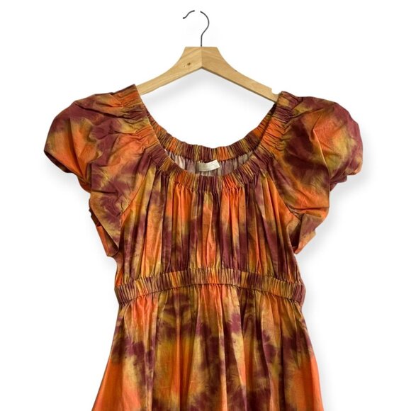 ULLA JOHNSON  Nanette Midi Dress In Topaz, Size 4, New with tag - Picture 12 of 16
